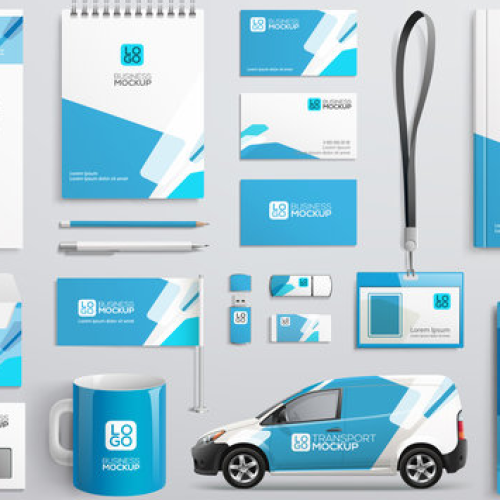 Chia sẻ tài nguyên file thiết kế Bộ nhận diện thương hiệu