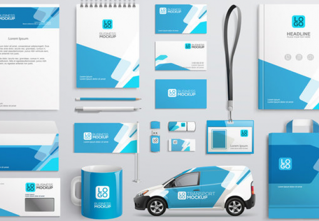 Chia sẻ tài nguyên file thiết kế Bộ nhận diện thương hiệu