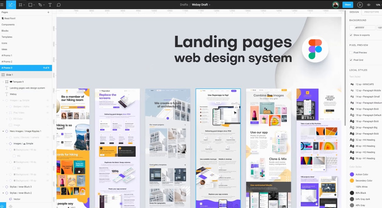 Thiết kế website giao diện Figma