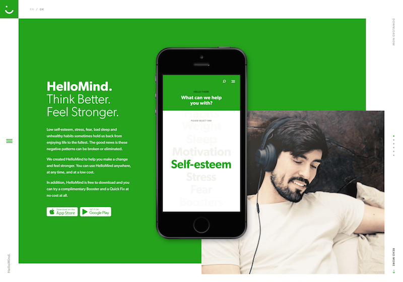 Màu xanh lá trong thiết kế